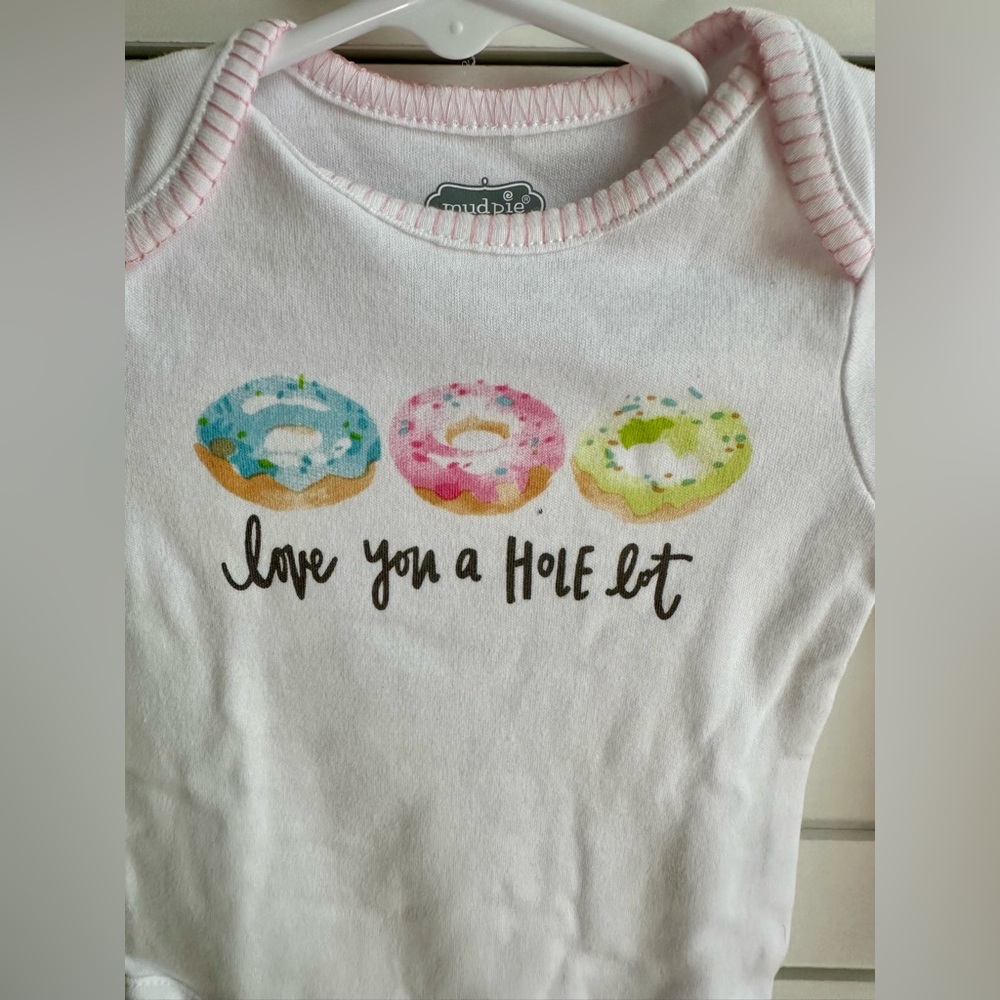 Mudpie - Adorable Donut Onesie - Brand new, never worn! - Picture 3 of 5